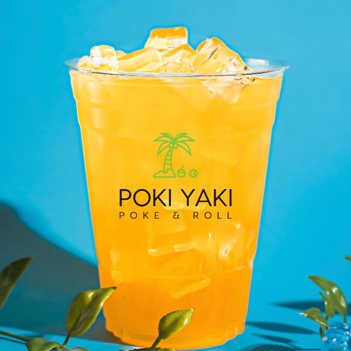 Jasmine Peach Green Tea (L).